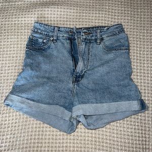 H&M High Waisted Jean Shorts